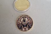 Anubis coin/ medallion