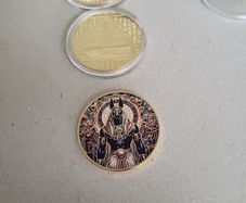 Anubis coin/ medallion