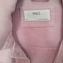 M&S Pink Denim  Jacket Size 16 Image 2