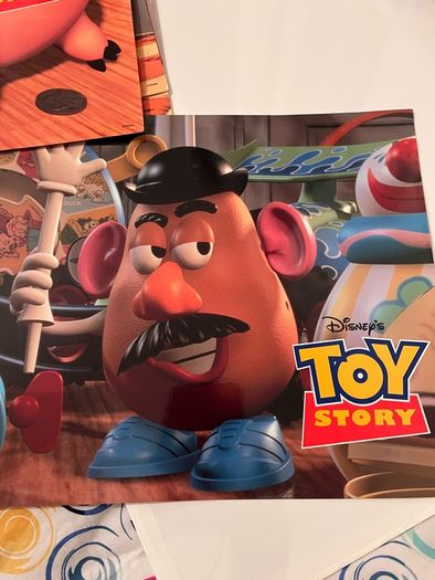 Toy Story Original Cinema Banner and Lobby Photos. Very Big. Rectangular