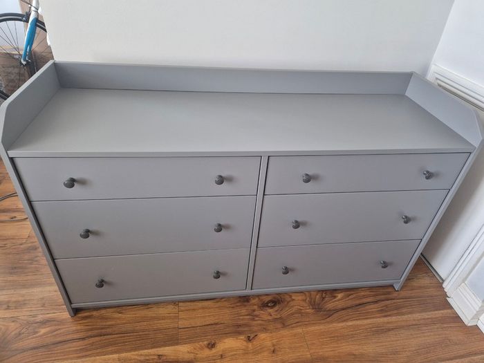 ikea Hauga Chest of Drawers Grey