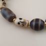 Vintage 2 Eyes Himalayan Tibetan Agate & Unique Pattern Agate Beads Bracelet Image 7
