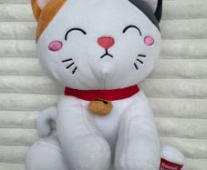 Kawaii Kuties plush Suki Lucky Cat approx. 25 cm. Used Dirty Please see pictures