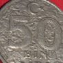 1999 50,000 Lira coin from Turkey Image 3