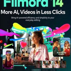 Wondershare Filmora 14 Video Editing Software Windows/12-Month
