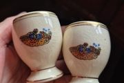 2. 1950's Vintage Ceramic Egg Cups