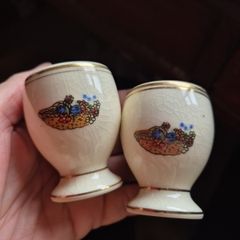 2. 1950's Vintage Ceramic Egg Cups