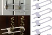 Cupboard Locks for Children &amp; Baby Proofing for Both Cabinet Knobs and Cabinet Handles (6 Packs). U Shape Easy Slide Baby Drawer Safety Lock to Keep Your Child Safe