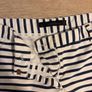 Zara Navy Blue & White Striped Sailor Shorts Image 3