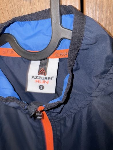Azzurri Run Navy Blue Lightweight Running Windbreaker Jacket