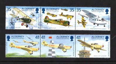 1995 Alderney The 100th Anniversary of the Birth of Tommy Rose Airplanes, 1895-1968 Commemorative Stamp Mint Never Hinged (MNH)