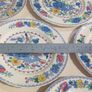 Beautiful Masons Patent Ironstone Set of Six Bread and Butter Plates in the Regency Pattern, Circa 1940 to 1950 Image 6