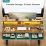 120 x 54cm Electric Standing Desk - Height Adjustable - 3 Drawers & Charging Station - Rustic Brown Image 4