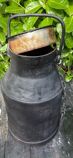 Vintage Original Steel Milk Churn