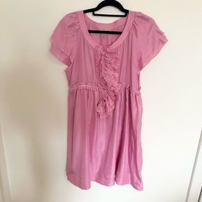 Silk pink dress