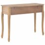 Dressing Console Table with 3 Drawers Brown Image 5