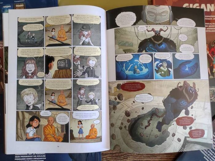 8x Polish Children's Comic Books, Age 9+