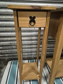 Wooden plant holder