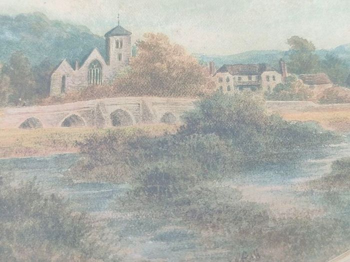 W.W Gill 19th century watercolour