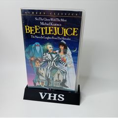 Bettlejuice Vhs Tape - Rare Retro Movie 1988