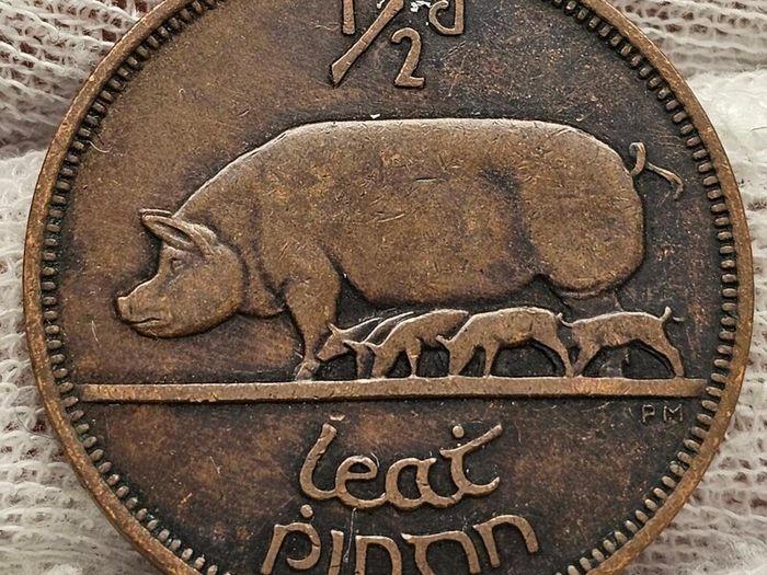 Ireland 1953 1/2d Halfpenny