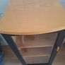 Rossmore corner glass display cabinet, sideboard and music system unit. Image 8