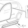 LH Door Weatherstrip (Alfa Romeo 147) Image 2