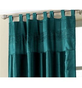 Beautiful Curtain with Sparkly Threads - new - lovely colour