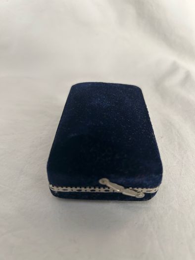 Vintage Japanese Misuzu Genuine Pearl SILVER Tie Clip Bar Boxed Toba Japan