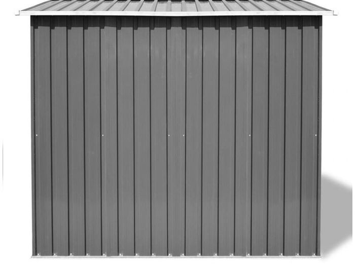 Garden Storage Shed Anthracite Steel 257x205x178 Cm Multiple Colours Available (free Postage)