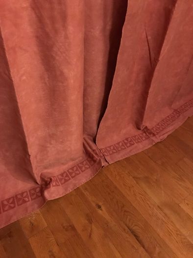 Pre-loved Dusty Pink Curtains
