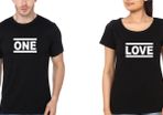 One Love Couple T-shirts Great Gift Present For Valentines Day Idea
