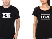 One Love Couple T-shirts Great Gift Present For Valentines Day Idea