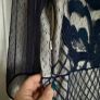 BNWT Monsoon navy and cream lace occasion party dress UK16 Image 6