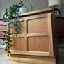 Vintage Retro Mid CenturyTeak Record Cabinet Image 7