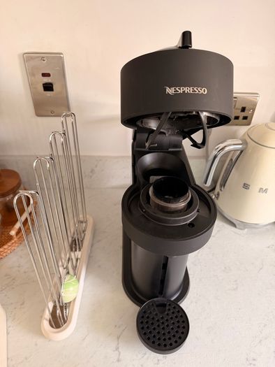 Nespresso Coffee Machine + Capsules Display