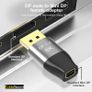 CableDeconn Premium 8K@60Hz/4K@144Hz Mini DisplayPort (Female) to DisplayPort (Male) v1.4 Bi-Directional Gold-Plated/Alloy Adapter (Brand New/Warranty) Image 4