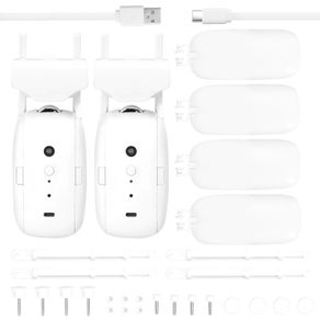 Tuya Electric Curtain Motor BT Voice Control Switch Robot APP Control Timer Setup Curtain Opener For T-Rail U-Rail Roman Rod