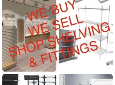 We Buy Shop Shelving - Clearance - Warehouse Racking - Shop Displays