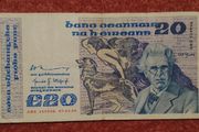 Irish Twenty Pound Note Series B