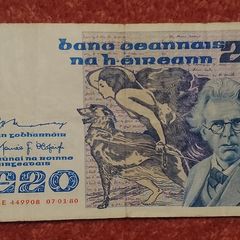 Irish Twenty Pound Note Series B