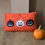 Halloween 3 pumpkins cushion cover - new Image 5