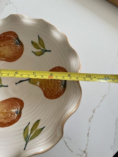 Eden pottery handmade serving dish bowl