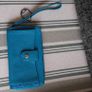 New Osprey of London Teal Leather Wrislet Purse/Wallet Image 3