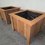 2 wooden planters Image 2