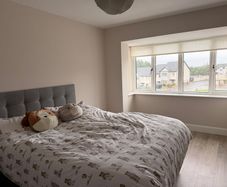 King size bed and mattress