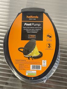 Halfords foot pump
