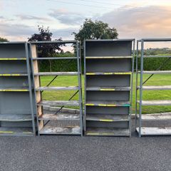 Used steel shelving