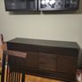Dining room set: drawer chest, glass cabinets, table and chairs Image 3