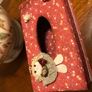 Vintage Fabric Tissue Box Cover - Shabby Chic Doll Floral Storage Box Image 8